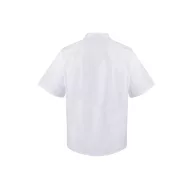   Camasa de bucatarie cu maneca scurta din poplin, Unisex, 2502E11397, Velilla, Poliester, Bumbac, Alb, 3XL