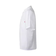   Camasa de bucatarie cu maneca scurta din poplin, Unisex, 2502E11398, Velilla, Poliester, Bumbac, Alb, L