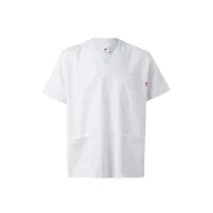   Tunica medicala din twill cu maneci scurte, Unisex, 2502E13641, Velilla, Poliester, Bumbac, Alb, 2XS