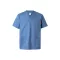 Tunica medicala din twill cu maneci scurte, Unisex, 2502E12233, Velilla, Poliester, Bumbac, Albastru pastelat, XS