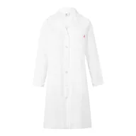   Halat de bucatarie cu maneca lunga din twill, Unisex, 2502E13212, Velilla, Poliester, Bumbac, Alb, 50