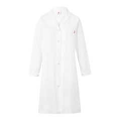   Halat de bucatarie cu maneca lunga din twill, Unisex, 2502E13214, Velilla, Poliester, Bumbac, Alb, 54