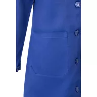   Halat de bucatarie cu maneca lunga din twill, Unisex, 2502E13237, Velilla, Poliester, Bumbac, Albastru Royal, 58