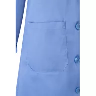   Halat de bucatarie cu maneca lunga din twill, Unisex, 2502E13217, Velilla, Poliester, Bumbac, Albastru pastelat, 38