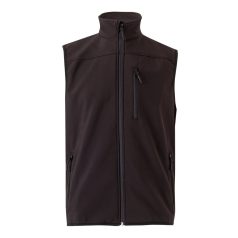   Vesta Soft Shell cu captuseala polara, Unisex, 2502E13683, Velilla, Poliester, Elastan, Negru, S