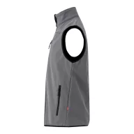   Vesta Soft Shell cu captuseala polara, Unisex, 2502E13678, Velilla, Poliester, Elastan, Gri, XS