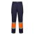 Pantaloni in doua tonuri, din twill, Unisex, 2502E10995, Velilla, Poliester, Bumbac, Albastru, S