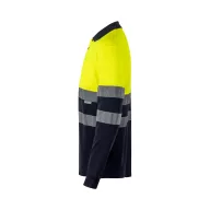   Tricou polo pique in doua tonuri, Unisex, 2502E13081, Velilla, Bumbac, Poliester, Albastru, 4XL
