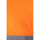 Tricou polo pique in doua tonuri, Unisex, 2502E13082, Velilla, Bumbac, Poliester, Albastru, 4XL