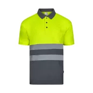   Tricou polo cu maneci scurte, Unisex, 2502E11716, Velilla, Poliester, Gri, M