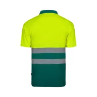   Tricou polo cu maneci scurte, Unisex, 2502E11723, Velilla, Poliester, Verde, S