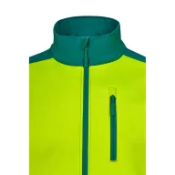   Jacheta soft shell bicolor, Unisex, 2502E12029, Velilla, Poliester, Elastan, Verde, XL