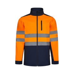   Jacheta soft shell bicolor, Unisex, 2502E12007, Velilla, Poliester, Elastan, Albastru, 2XL