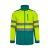 Jacheta soft shell in doua culori, Unisex, 2502E12004, Velilla, Poliester, Elastan, Verde, 4XL