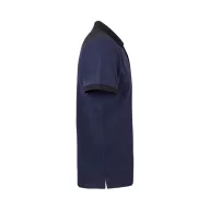   Tricou polo pique stretch bicolor cu maneci scurte, Unisex, 2502E13703, Velilla, Poliester, Elastan, Albastru, M