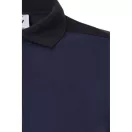 Tricou polo pique stretch bicolor cu maneci scurte, Unisex, 2502E13703, Velilla, Poliester, Elastan, Albastru, M