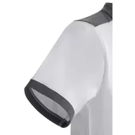   Tricou polo pique stretch bicolor cu maneci scurte, Unisex, 2502E13697, Velilla, Poliester, Elastan, Alb, S