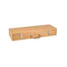 Set ustensile gratar, Everestus, 22FEB1481, 160x455x65 mm, Bambus., Otel, Natur