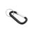 Breloc carabina, Everestus, KR0273, aluminiu, negru