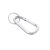 Breloc carabina, Everestus, KR0277, aluminiu, argintiu