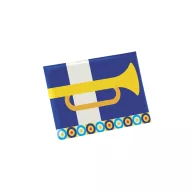 Insigna, Everestus, 2610E18212, 79x53 mm, Metal, Negru