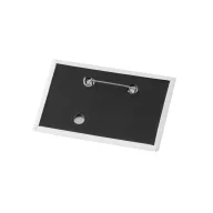 Insigna, Everestus, 2610E18212, 79x53 mm, Metal, Negru