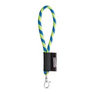   Lanyard Tube Short Set, 362 - Galben hexacrom, 21MAR3152, Lanyard'IN, ø8x175 mm, Poliamida