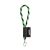 Lanyard Tube Short Set, 369 - Verde hexacrom, 21MAR3159, Lanyard'IN, ø8x175 mm, Poliamida