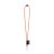 Lanyard Nautic Long Set, 328 - Portocaliu hexacrom, 21MAR3072, Lanyard'IN, ø8x470 mm, Poliester