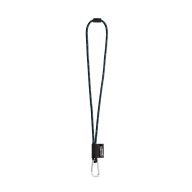   Lanyard Nautic Long Set, 352 - Negru, 21MAR3074, Lanyard'IN, ø8x470 mm, Poliester