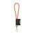 Lanyard Nautic Short Set, 328 - Portocaliu hexacrom, 21MAR3083, Lanyard'IN, ø8x175 mm, Poliester