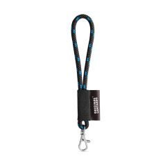   Lanyard Nautic Short Set, 352 - Negru, 21MAR3085, Lanyard'IN, ø8x175 mm, Poliester