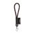 Lanyard Nautic Short Set, 354 - Negru, 21MAR3086, Lanyard'IN, ø8x175 mm, Poliester