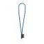 Lanyard Tube Long Set I, 352 - Negru, 21MAR3095, Lanyard'IN, ø8x470 mm, Poliamida