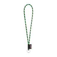   Lanyard Tube Long Set I, 369 - Verde hexacrom, 21MAR3111, Lanyard'IN, ø8x470 mm, Poliamida