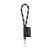 Lanyard 2401E15213, Lanyard'IN, ø7x150 mm, Poliamida, Negru