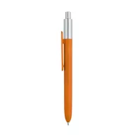   KIWU Chrome. ABS ballpoint with shiny finish and top with chrome finish, Orange