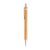 GREENY. Ball pen and mechanical pencil set, Bamboo, Natural