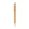 GREENY. Ball pen and mechanical pencil set, Bamboo, Natural