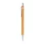 GREENY. Ball pen and mechanical pencil set, Bamboo, Natural