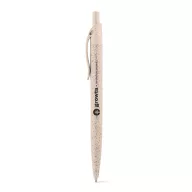 CAMILA. Ball pen, Wheat straw fiber, Light natural