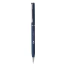 LESLEY METALLIC. Ball pen, Metal, Blue