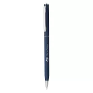 LESLEY METALLIC. Ball pen, Metal, Blue