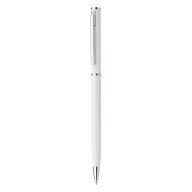 LESLEY METALLIC. Ball pen, Metal, White