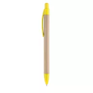 REMI. Ball pen, Kraft paper, Yellow
