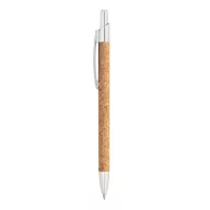 NATURA. Ball pen, Cork and aluminium, Natural