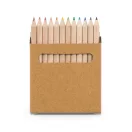 Pencil box with 12 coloured pencils, Cardboard, no colour