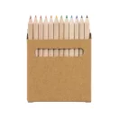 Pencil box with 12 coloured pencils, Cardboard, no colour