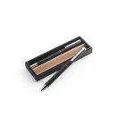 Set instrumente de scris, 2410E24655, Everestus, 150 x 45 x 20 mm, Aluminiu, Negru