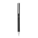 Set instrumente de scris, 2410E24655, Everestus, 150 x 45 x 20 mm, Aluminiu, Negru